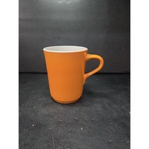 Shenango China Orange Coffee Mug, Vintage Tea Cup, Restaurant Ware, MCM Retro